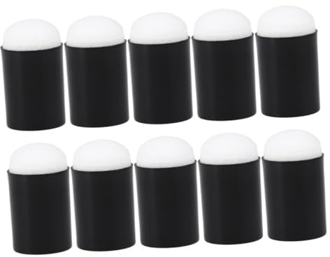 GRADENEVE 10stücke Finger-Schwamm-Set Mit Griff Für Malen Tuschfarbe Kreidekunst Und Basteln Kindersicheres Malzubehör Für Fingermalerei Und Kreative DIY-anwendungen