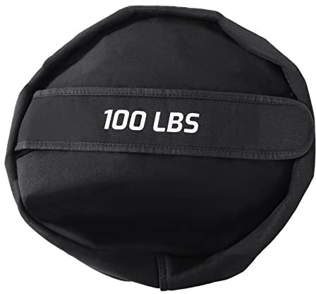 Vielrosse Sandsack-Trainingstasche, Krafttraining Runder Cross-Training für Running Rucking Strongman Lifting Tragfähigkeit 30-45kg Sand Nicht im Lieferumfang Enthalten 40 * 40 * 20cm
