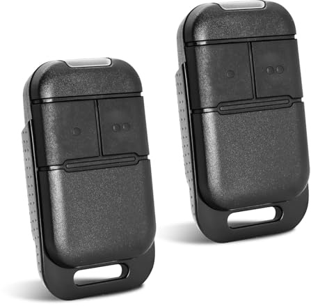 2401539 Telecommande Portail,433,42 MHz Télécommande Compatible avec 1841026,1841025,Bip Portail de Garage,2 canaux (Lot de 2)