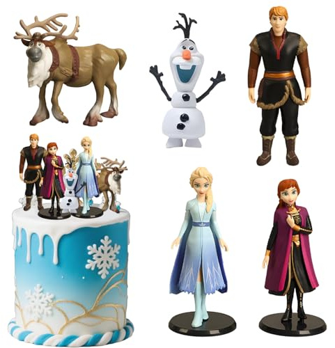 5 Stück Tortenfiguren,Tortendeko,Mini Tortenfiguren,Kuchen Dekoration Geburtstag,Party Kuchen Deko,Geburtstag Deko,Cake Topper Party Dekoration Lieferungen