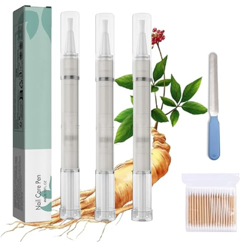 Swissclear, penna antimicotica per la cura delle unghie, funghi, trattamento antimicotico, riduce lo scolorimento, ripara le crepe e corregge le unghie deformate (3 pezzi)