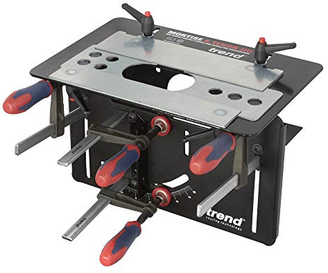 TREND Mortise e Tenon Jig (dimensione imperiale), consente di tagliare mortasa, tenoni e tasselli con una fresatrice, MT/JIG