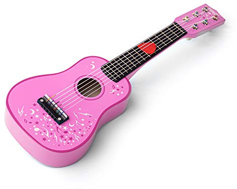 Tidlo Guitare Rose (Fleurs) | Jouet pour Enfant | Cadeau Enfant | Joeut Traditionnel | Apprendre en Jouant