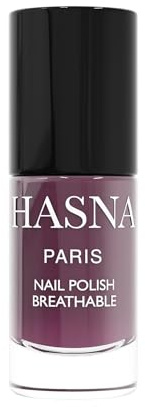 HASNA PARIS - Nagellack Halal - Éco-Responsable - Glanz und langanhaltend - einfach eine Applikation - 6ml (PFLAUME)