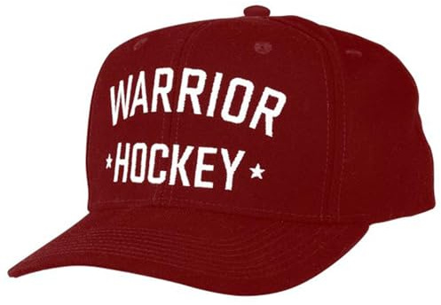 Warrior Hockey Snapback Cap, Farbe:Burgundy