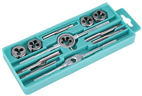 Gewindeschneider Gewindebohrer Set Schraubenschlüssel M6 M7 M8 M10 M12 Matrizen Handwerkzeugsatz für die Gewindebearbeitung