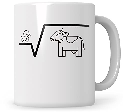 Sweetify N-te Wurzel Aus Q Ente Wurzel Kuh Witzig Mathematik Tasse Lustiger Mathe-Lehrer Spruch Mathematik