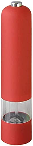 TONZN Seasoning Stainless Steel Grinder Seasoning Cooking Chili Mill 2 in 1 Chili Mill Manual Salt and Pepper Mill Black Salt Mill Salt Shaker Pepper Mill Salt Mill Pink Mill Salt Mill (Red)