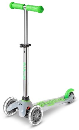 micro™ | Mini micro Deluxe Flux LED | Das ORIGINAL | Kinderroller ab 2 Jahren | Inklusive LED Rollen | Jungs & Mädchen 2-5 Jahre