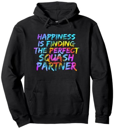 Squash Trainer Lustiger Squash Spruch Squash Spiel Partner Pullover Hoodie