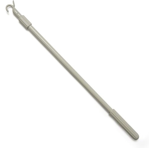 Keego Draw Rod for Cordless Window Blinds Down and Up Easy to Pull Pull Roller Blinds Rod for Window Shades Zebra Shades Cellular Shades 16 1/2-29 1/2 inches(Camel Gray,1pc)
