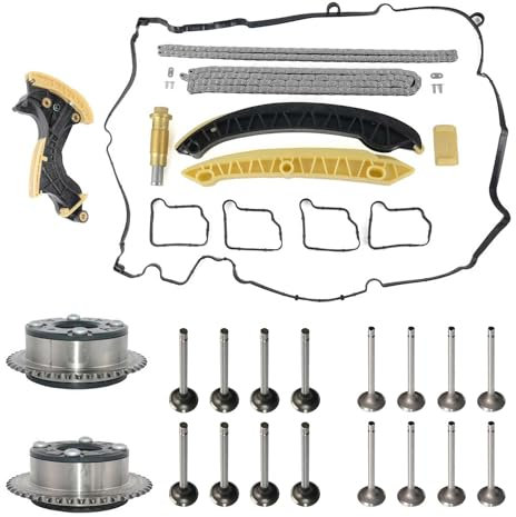 Woosphy Steuerkettensatz+Ventil Ersatz für C E-Klasse W203 W211 T-Model S203 S211 M271 Motor
