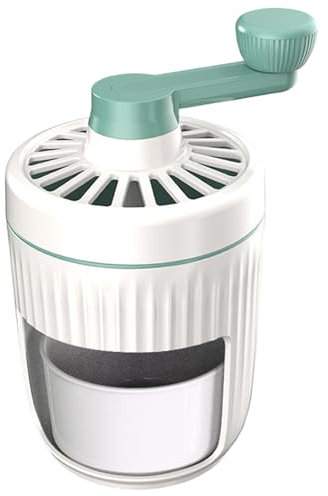 Eismaschine manueller Eiscrusher Slushie-Maker Eisrasierer tragbare Crushed Ice-Maschine mit Handkurbel Schneekegel-Maker mit Eiswürfelschale Stil 2
