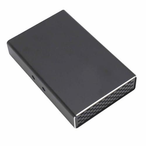 Brilluxa Caja Raid SATA de 2,5, 2 Bahías, Caja Externa Raid para SSD y HDD SATA I/II/III, Doble Bahía para Disco Duro, Compatible con SSD de 2,5