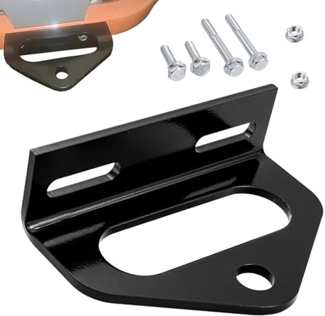 Gancio per rimorchio, gancio robusto e portatile, gancio per rimorchio hardware | Compatibile con tosaerba da 6,1 a 12,7 cm, tosaerba a rotazione zero in acciaio per installazione hardware di traino