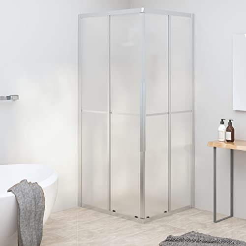 Tidyard Cabine de Douche ESG dépoli 90x70x180 cm, Pare-Baignoire Paroi de Douche, Écran de Douche Fermeture de Baignoire Mur Panneau de Douche pour Salle de Bain