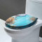 Cammeciso Toilettensitz aus transparentem Harz,Toilettendeckel,Toilettendeckel Mit Absenkautomatik,Polyresin Toilettensitz Transparenter,WC Sitz mit Absenkautomatik,Mit 3D-Effekten.
