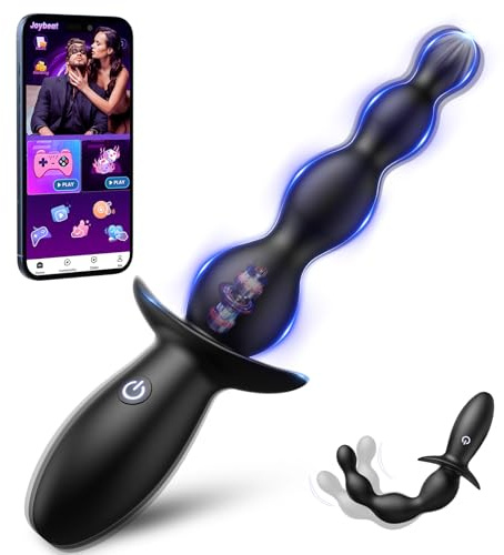 Tagnaff Handlicher Anal Dildo Vibrator Plug für Einsteiger, Analvibratoren für Mann Frau & Paare 9 Vibrationen Prostata Stimulation Vibratorensets Analplug Sex Spielzeug für die Männer Frauen App dünn | Für Einsteiger 9 Vibrationen Prostata Stimulation Vibratorensets Analplug Sex Spielzeug für die Männer Frauen App Analkugeln