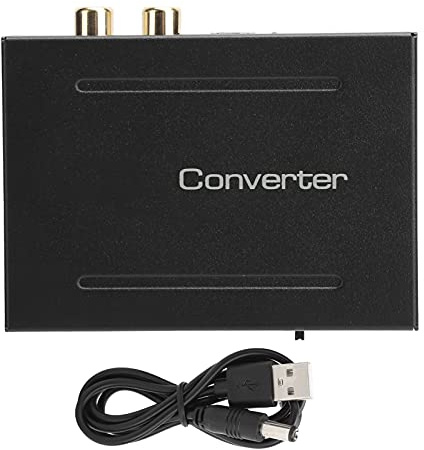Greensen Estrattore Audio, Divisore Convertitore Audio da Digitale Ad Analogico con Uscita SPDIF R/L per TV Proiettore 4K30HZ Pass Through Plug & Play (BLACK)