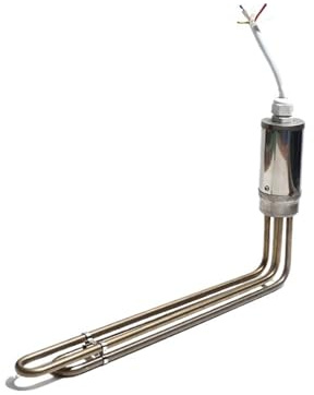 CSFFA Chauffe-eau électrique AC 220V, élément chauffant solaire de 47MM de diamètre, 33CM, 3000W, 2 Tubes tubulaires coudés