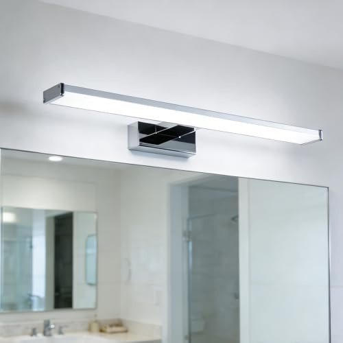 Maxled, Light is Led! Lámpara de Espejo LED Baño 40cm 8W 640lm Blanca Frio 6500K IP44 Impermeable Aplique LED Aluminio Lámparas de Baño Iluminación para Armario Maquillaje Gabinete No Regulable 230V