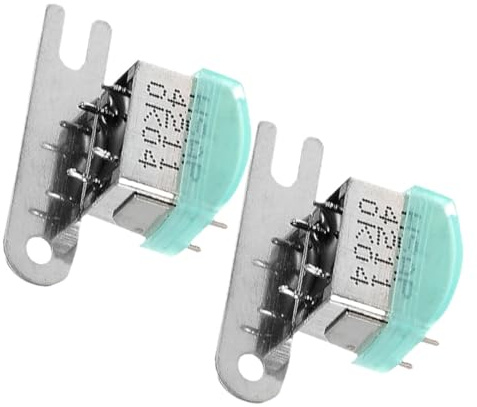 ULTECHNOVO 2 Pièces Tête Magnétique Stéréo pour Magnétophone Cassette Bouton Indépendant en Métal, Support Sécurisé pour Enregistreur Portable