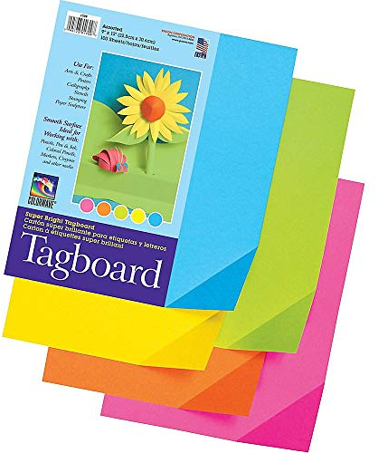 Pacon Super Bright Tagboard - 9x12