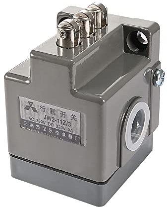 Sourcingmap 3NO 3NC 3 Parallel Roller Plunger Position Limit Switch JW2-11Z/3 Gray for CNC Mill 3D Printer Door Switch