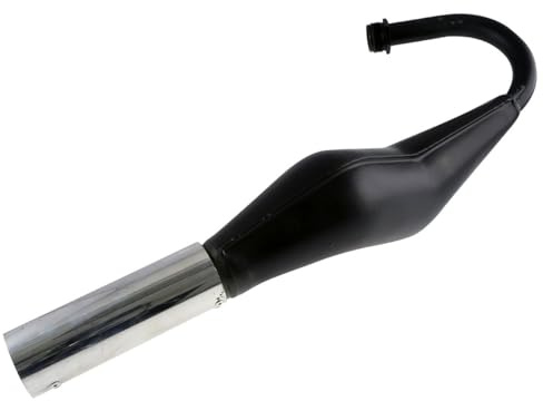 Sistema de escape de escape para MBK 51 Cobra Negro Aluminio