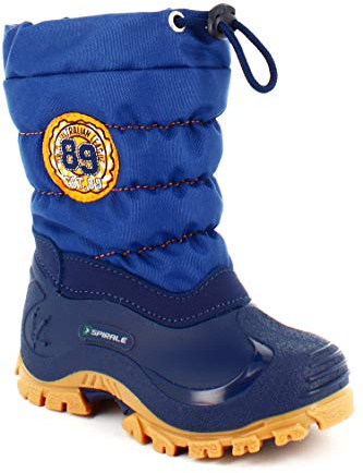 Spirale Eric Stivali da neve, Unisex - Bambini, Turchese (Blu/Crepe 01319800), 20 EU (3 UK)