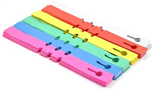 Garten Etiketten,240 Stück Pflanzen Label,Kunststoff Pflanzenstecker,Hängen Pflanzenschilder,Pflanzenschilder Hang Tag,Farben Plastik Pflanzenstecker,für Baum,Kräuter,Samen(6 Farben)