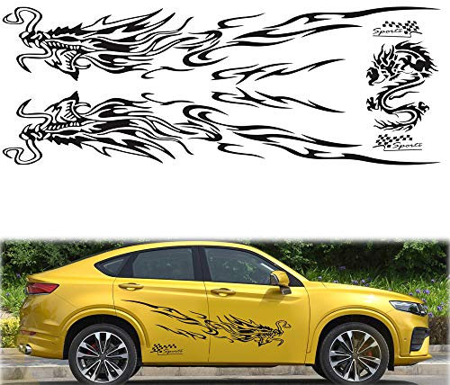 SZSS-CAR Auto-Aufkleber Drachen-Totem, personalisierbar, modifiziert, für Motorhaube, SUV