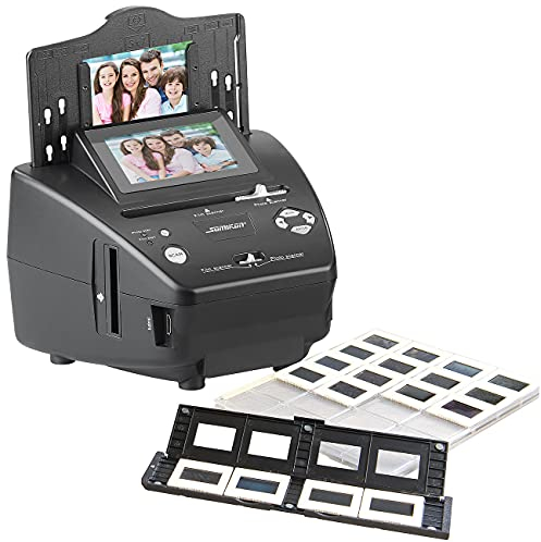 Somikon Negativ Scanner: Foto-, Dia- & Negativscanner mit Display, ganz ohne PC, 2850 DPI, 20MP (Fotodigitalisierer, Bildscanner, Flachbettscanner)