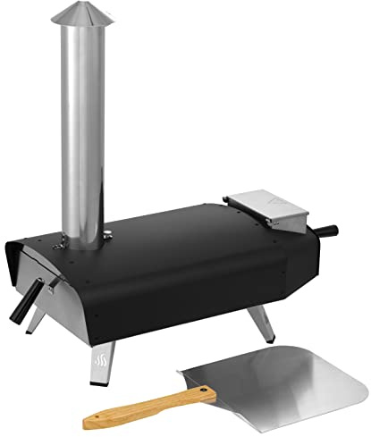 tepro Danbury Träpelletgrill, svart