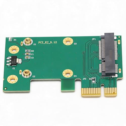Sorandy Mini Carte Adaptateur PCIE vers PCIE, Adaptateur de Carte Mini PCI pour Carte WiFi D'ordinateur de Bureau, Connexion de la Carte Réseau sans Fil Mini PCIE à L'emplacement PCIE