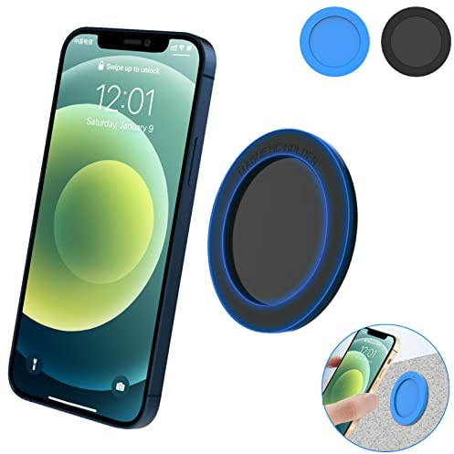[2 Pack] Magnetische Wandhalterung kompatibel mit für Magsafe iPhone 17/16/15/14/13/12, DIY Sticky Mount Halterung Wand/Auto/Küche/Zimmer/Büro/Spiegel für iPhone 17-12 Pro Max Mini