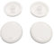 Kit 4 pezzi paracolpi PAR015 tondi bianchi in plastica per Copriwater sedile Wc by HYDRO HOME