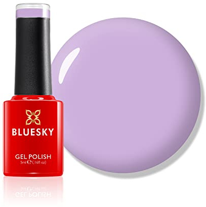Bluesky Gel Nail Polish, Lia, Mini, SS1905, Purple, Lilac, Long Lasting, Chip Resistant, 5ml (Requires Drying Under UV LED Lamp)