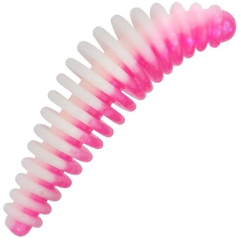 Berkley PowerBait Power Pupa - Forellenköder, Länge/Packungsinhalt:45mm / 8 Stück, Farbe:Pink/White
