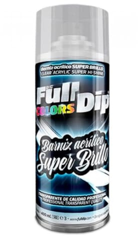 AutoFullCar Transparenter Acryl-Lack, Full Dip, Hochglanz-Finish, Klarlack für Auto, 400 ml.