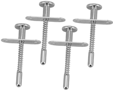 Uonlytech 4pièces Loquets à Ressort Verrous à Piston Réglables Pour Lit Et Rangement Accessoires De Fixation Pour Berceau Et Réparation De Moustiquaire
