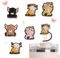 Highland Cow Silicone Straw Covers - 6PCS Silicone Spill Proof Stopper Set, Cute Cartoon Yak Straw Caps, Cup Accessories, Highland Cow Gifts for Women, Cow Drinking Straws Tips Cover Reusable Topper