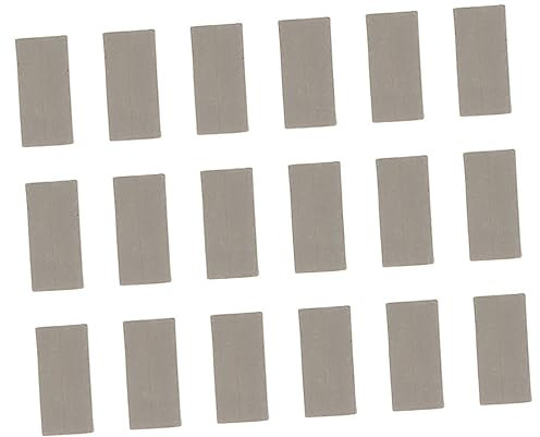 JOINPAYA 100St genügend kleine Ziegel für Häuser bastelmaterial für bastelzeug für Miniature House fogelschreker mockin Miniatur-Ziegeldekor künstliche Ziegel Ton Light Grey