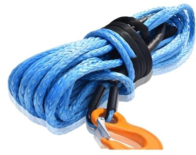 1pc 12mm * 30m Blau Synthetische Winde Seil ATV Winde Kabel Abschleppen for Offroad Auto Teile Recovery