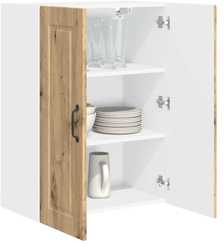 vidaXL Wandschrank Porto Artisan-Eiche 60 x 31 x 80 cm Holzwerkstoff