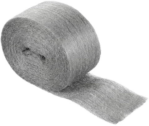 3M Wire Wool Mice Blocker,0000 Steel Wool for Polishing and Cleaning,Fine Wire Mesh Rodent Control Gap Hole Filler for Kitchen Garage Garden Attic, 3m x 7.5cm
