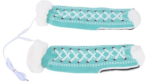Yosoo Health Gear USB Uppvärmda Strumpor Fleece Elektriska Värmestrumpor 104 Till 122 Fahrenheit Anti-halksula One Size för Män Kvinnor Vinter Inomhus Hem Skidåkning Camping