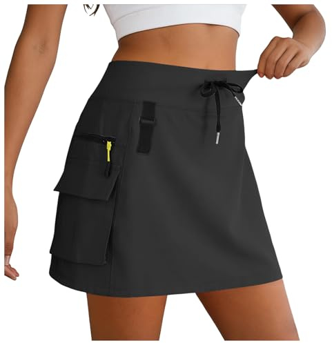 Falda Pantalón Deportiva Femenina Verano Adaptada Para Tenis Senderismo Y Actividades Exteriores, Tejido Resistente Con Bolsillos Funcionales Diseño Versátil Y Cómodo Para Deportes Ocio Paseos Salidas