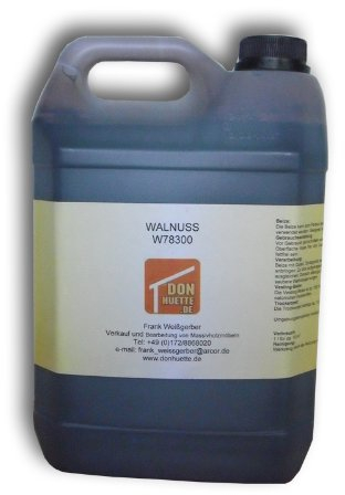 DonHütte Beize Holzbeize Walnuss 5000 ml Grundpreis € 13,00/ l