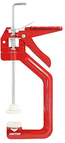 Dekton 6 Speed Clamp-Heavy duty 6speed clamp| Durable carbon steel| Anti-scratch plastic jaws| Easy single handed operation| Adjustable Jaw Capacity| Quick Release Mechanism| Secure Grip and Durable